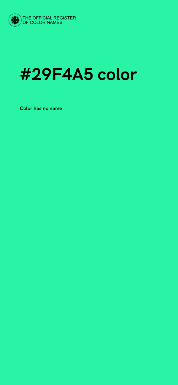 #29F4A5 color image
