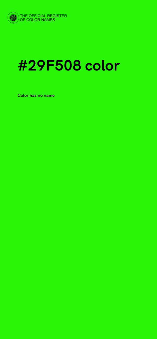 #29F508 color image