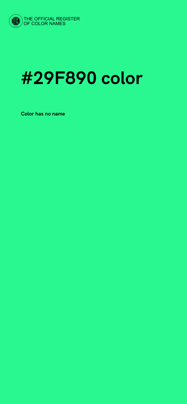 #29F890 color image