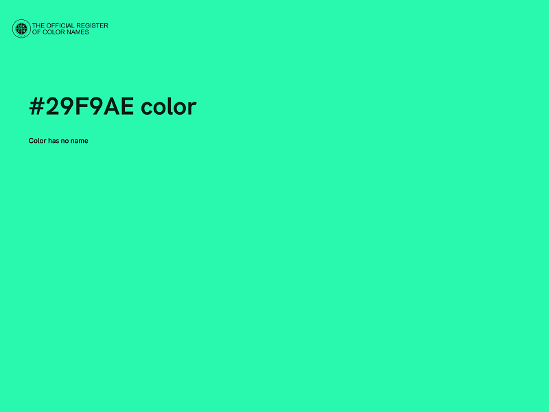 #29F9AE color image