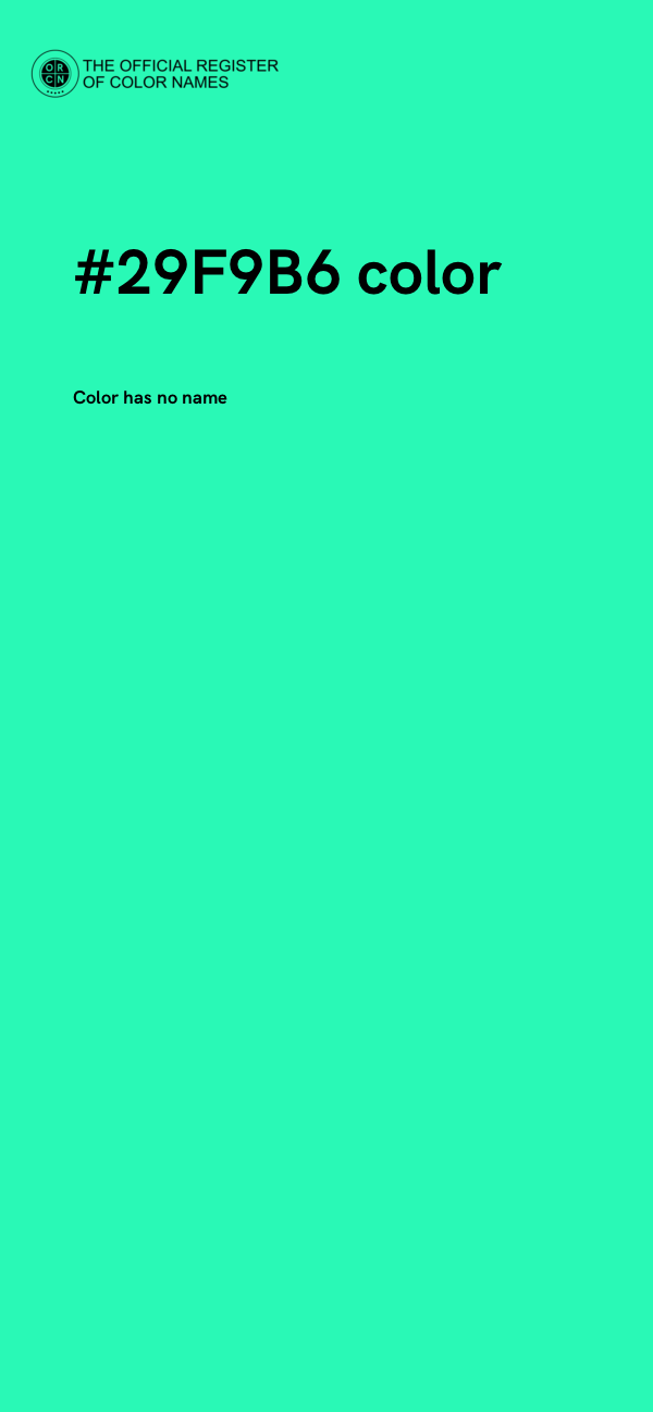#29F9B6 color image