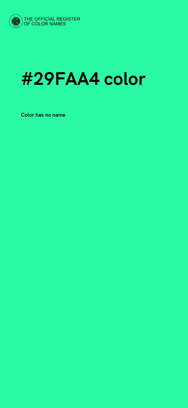 #29FAA4 color image