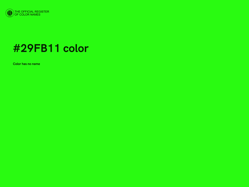 #29FB11 color image