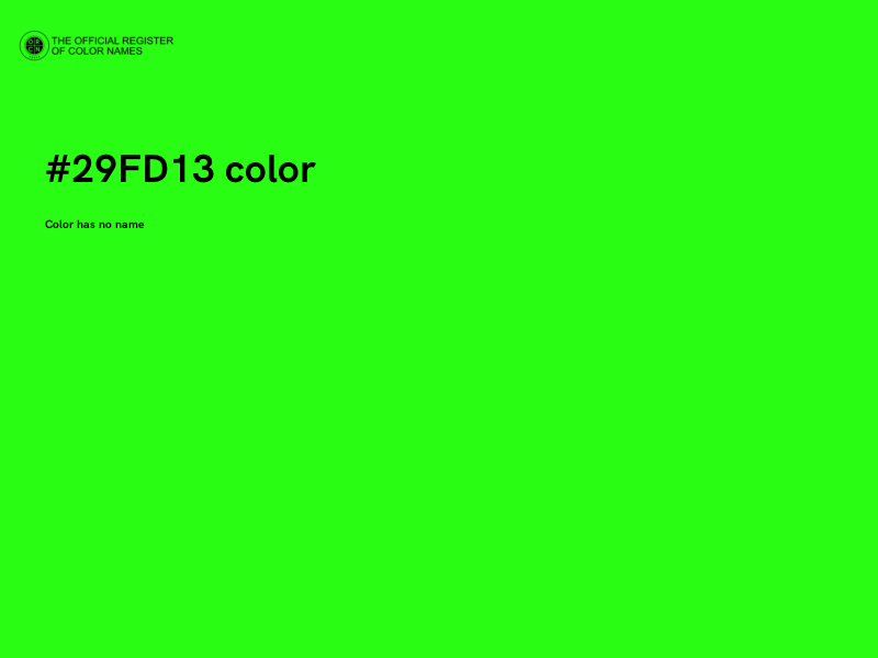 #29FD13 color image