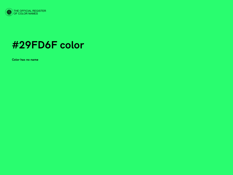 #29FD6F color image