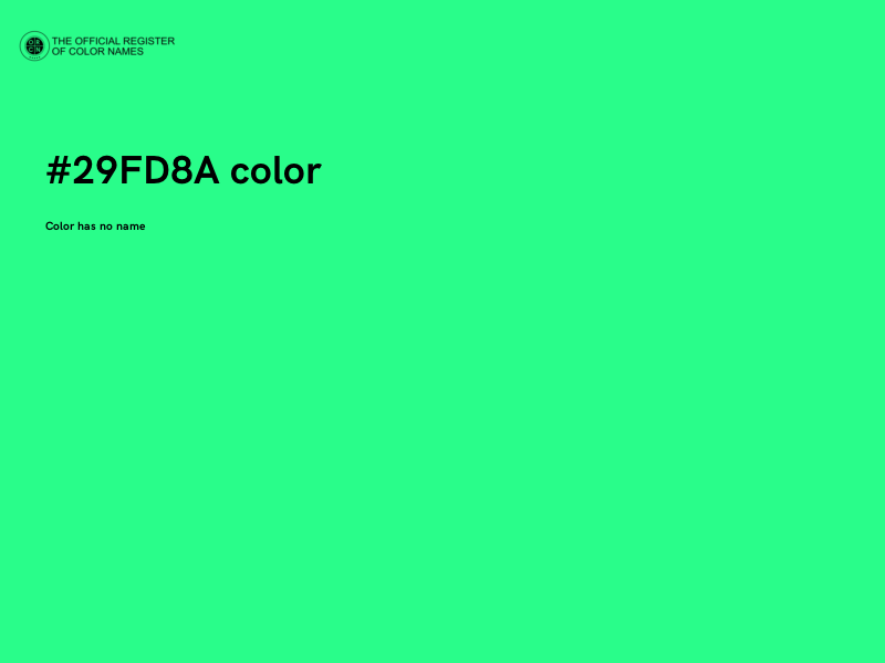#29FD8A color image