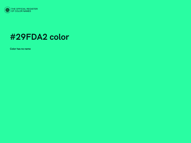 #29FDA2 color image