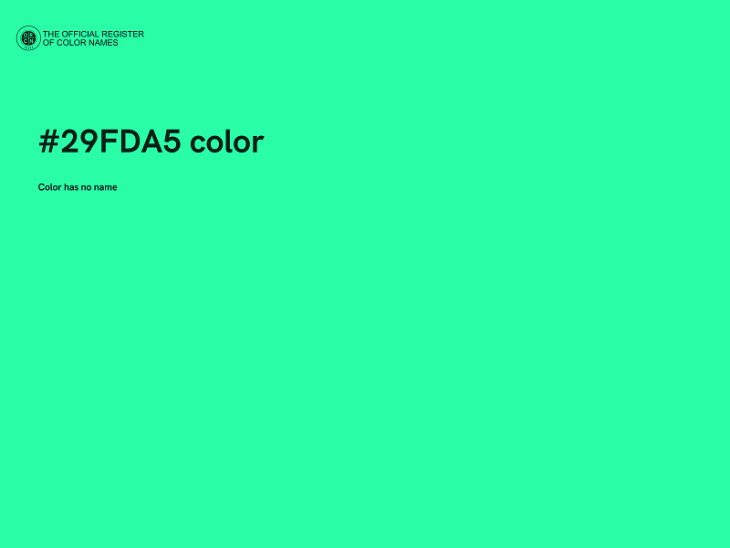 #29FDA5 color image