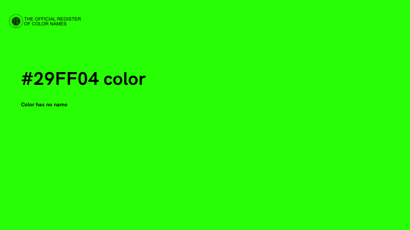 #29FF04 color image