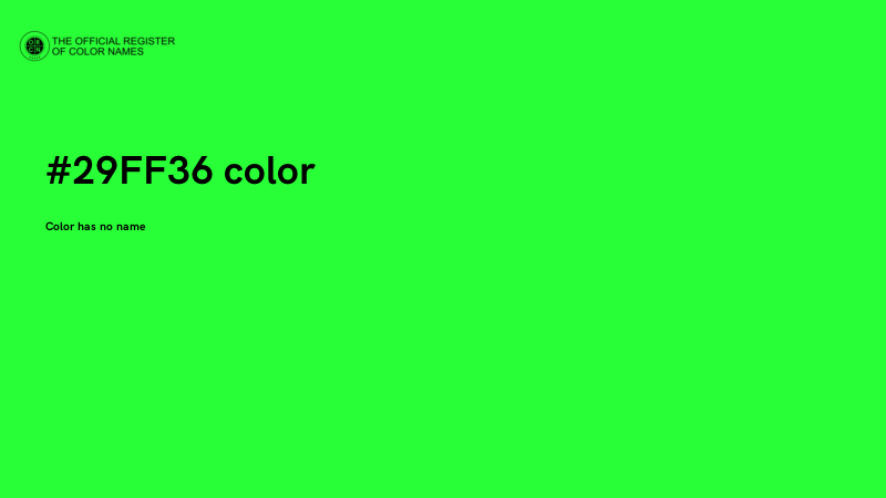 #29FF36 color image
