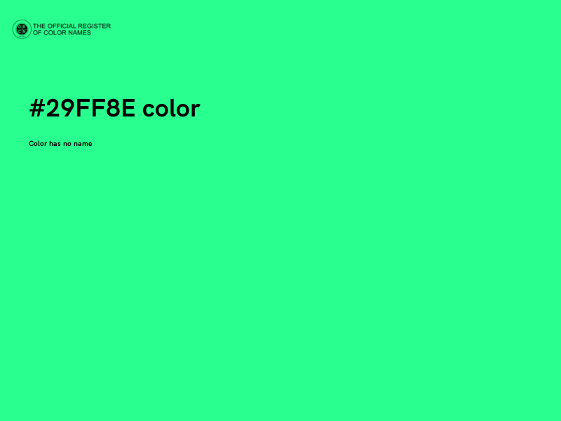 #29FF8E color image