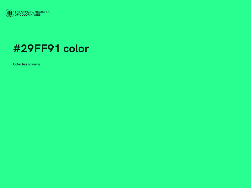 #29FF91 color image