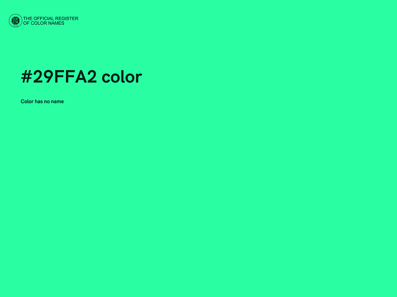 #29FFA2 color image