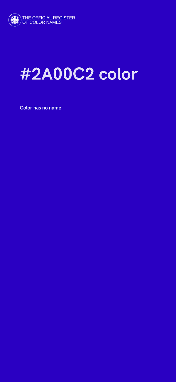 #2A00C2 color image