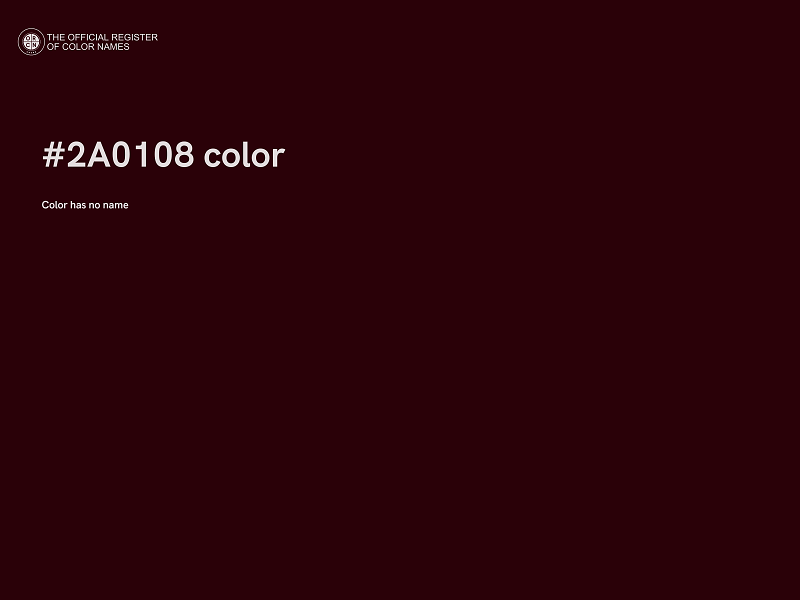 #2A0108 color image