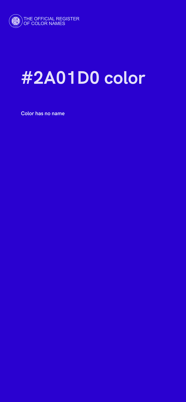 #2A01D0 color image