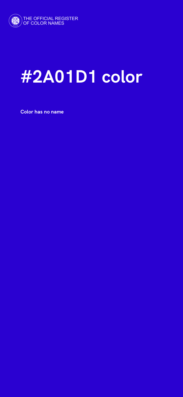 #2A01D1 color image