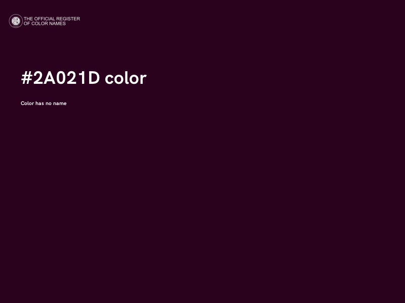 #2A021D color image