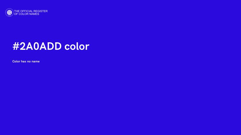 #2A0ADD color image