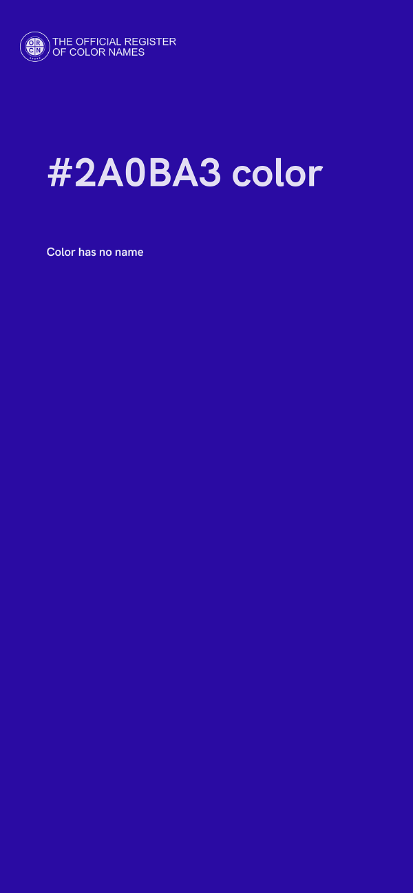 #2A0BA3 color image