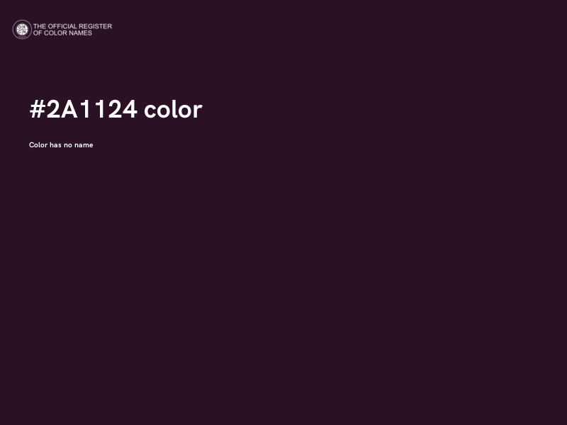 #2A1124 color image