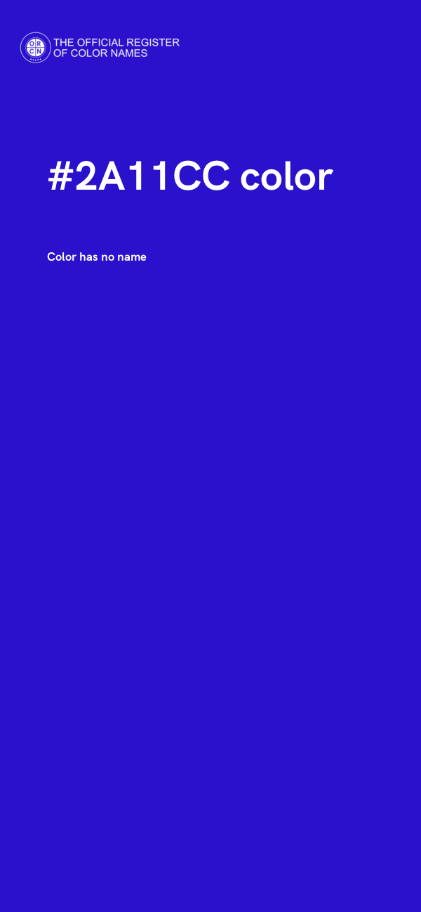 #2A11CC color image
