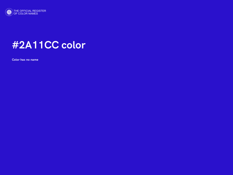 #2A11CC color image