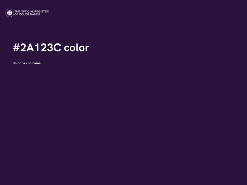 #2A123C color image