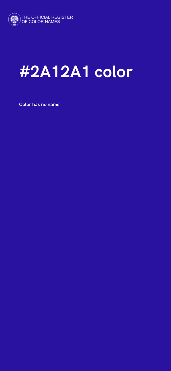 #2A12A1 color image