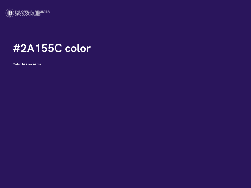 #2A155C color image