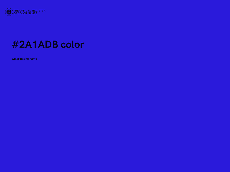 #2A1ADB color image