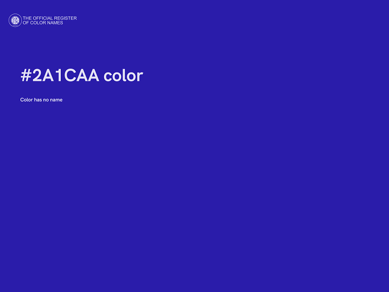 #2A1CAA color image