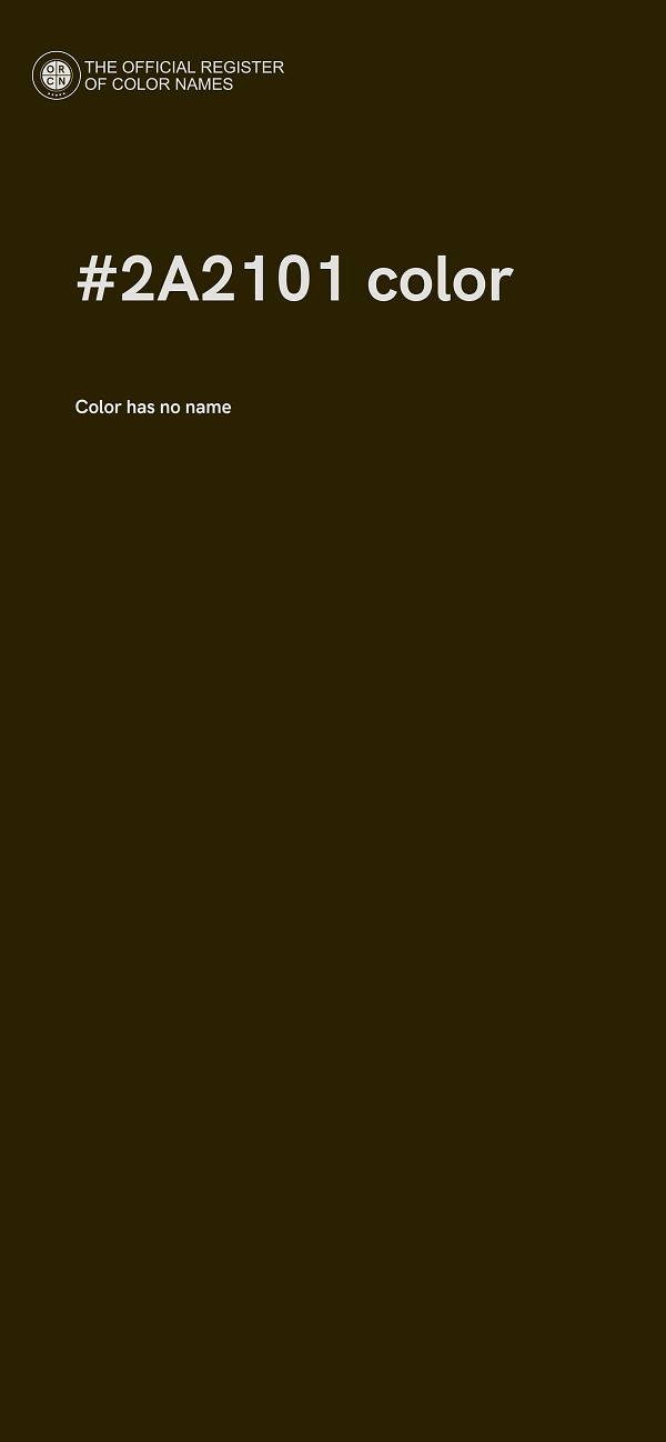 #2A2101 color image