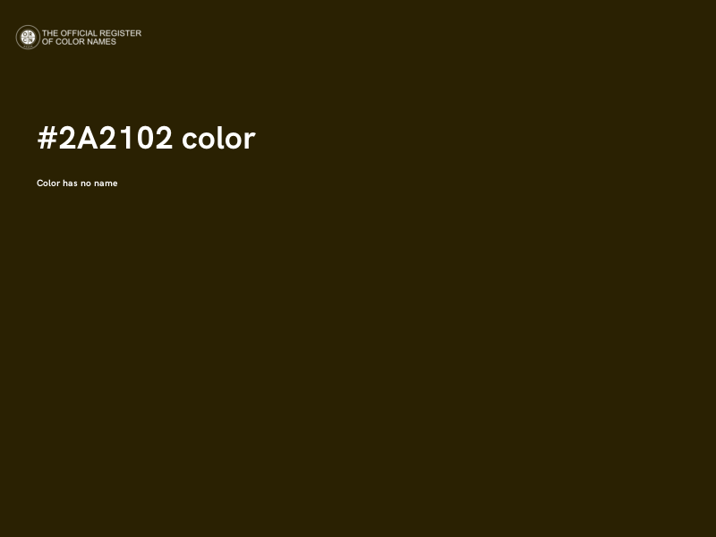 #2A2102 color image
