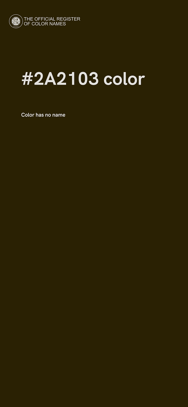 #2A2103 color image