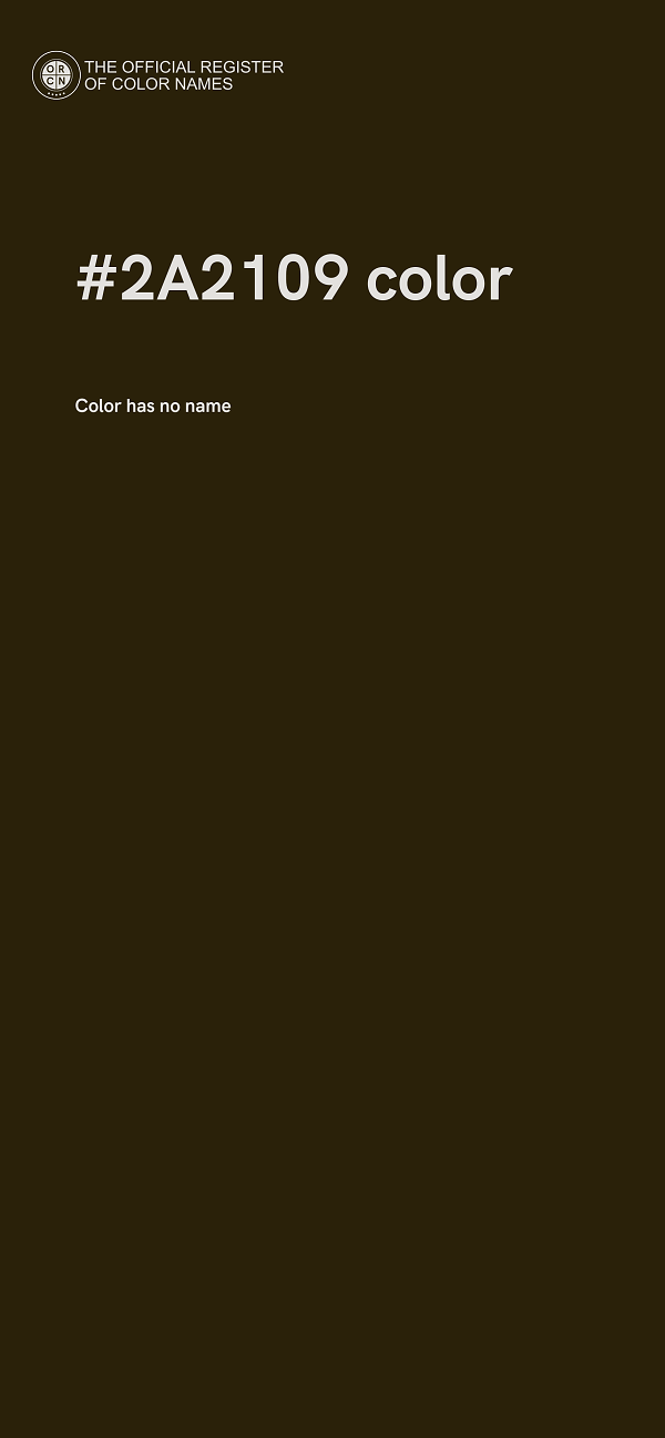 #2A2109 color image