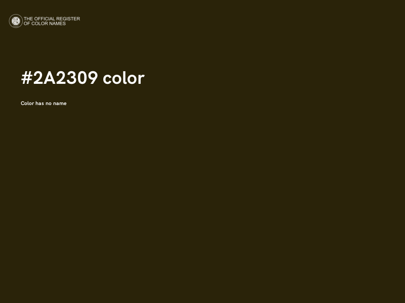 #2A2309 color image