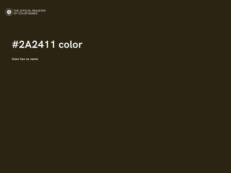 #2A2411 color image