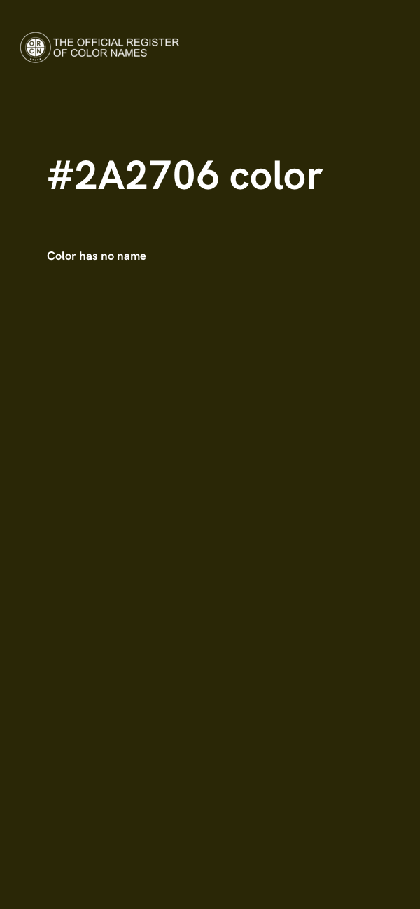 #2A2706 color image