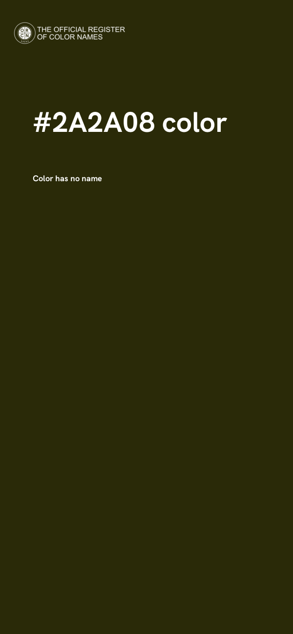 #2A2A08 color image