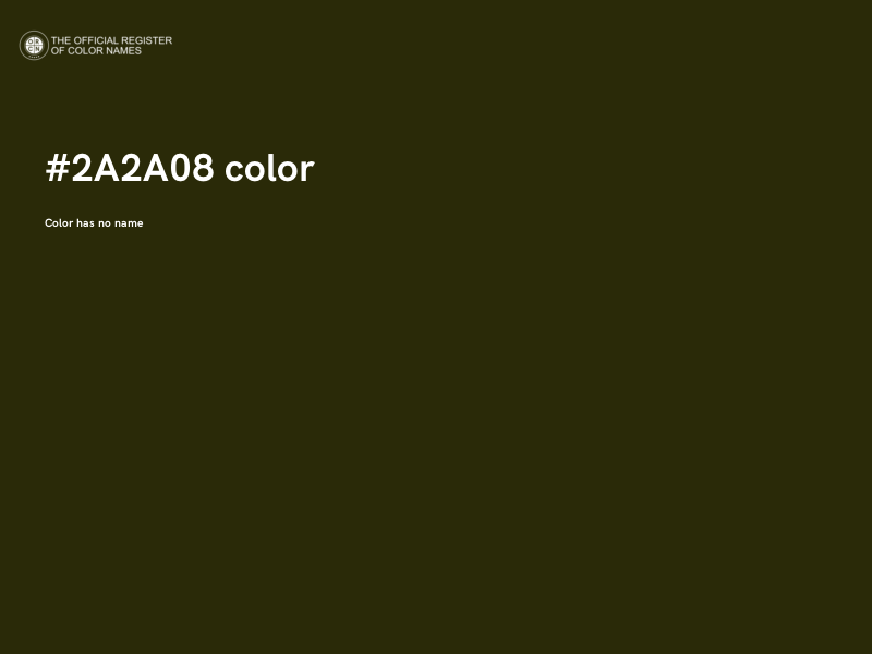 #2A2A08 color image