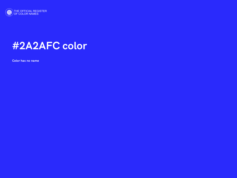 #2A2AFC color image