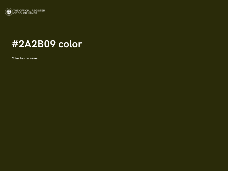 #2A2B09 color image