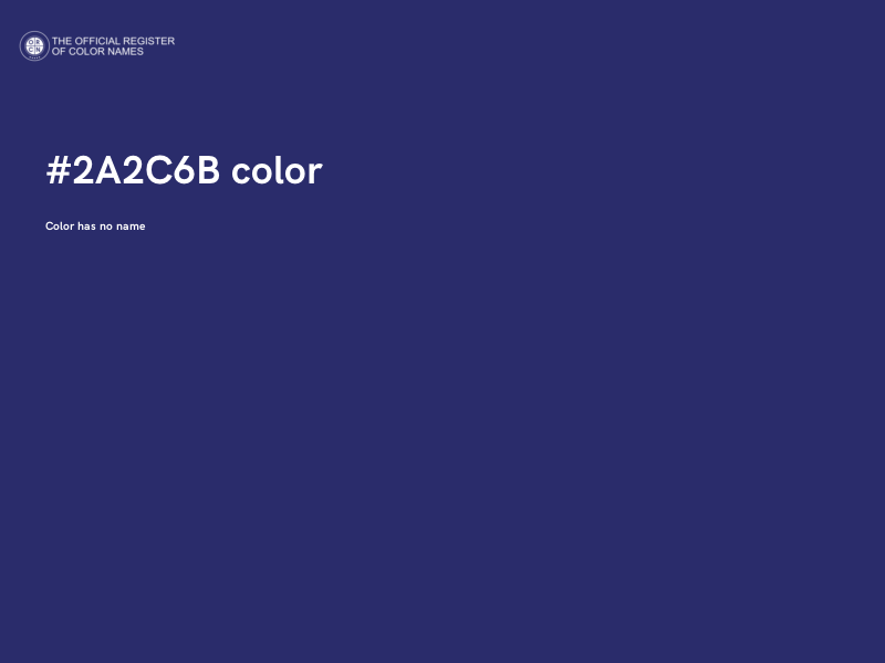 #2A2C6B color image