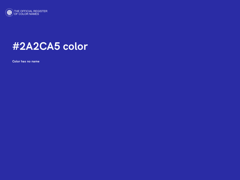 #2A2CA5 color image