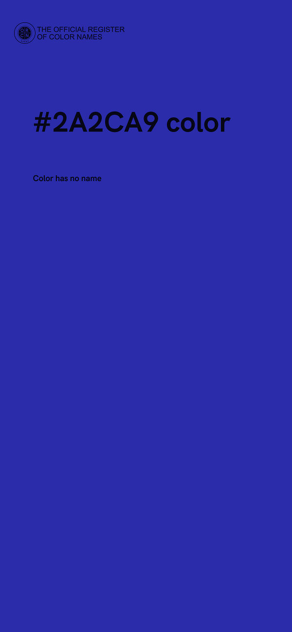 #2A2CA9 color image
