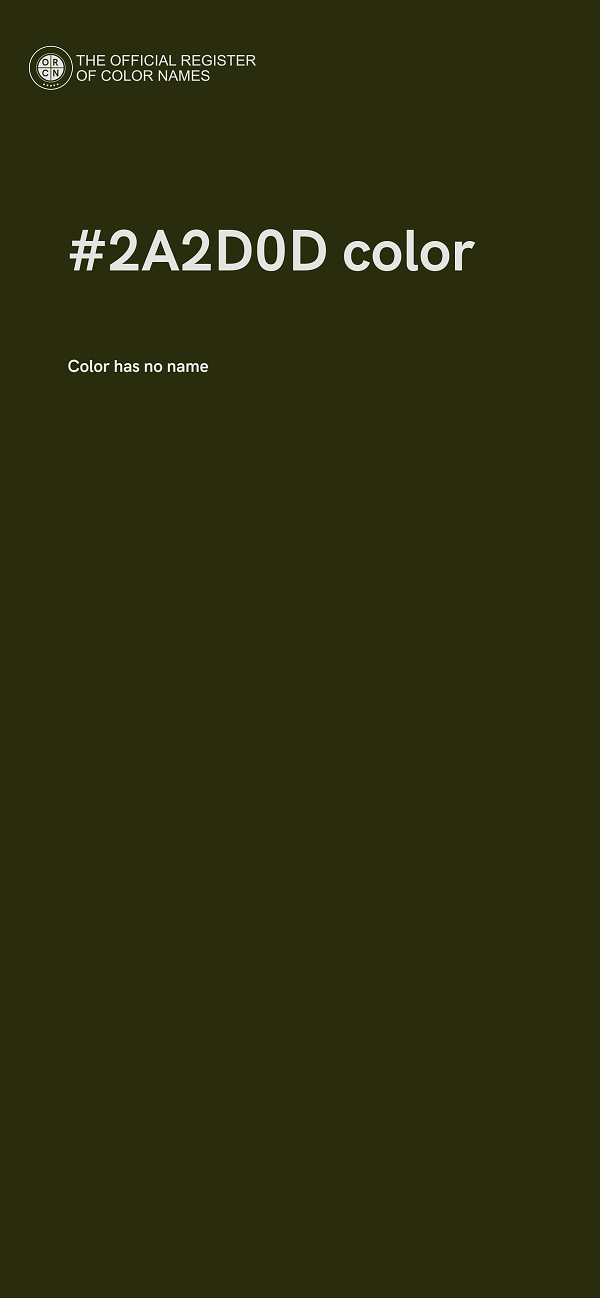 #2A2D0D color image