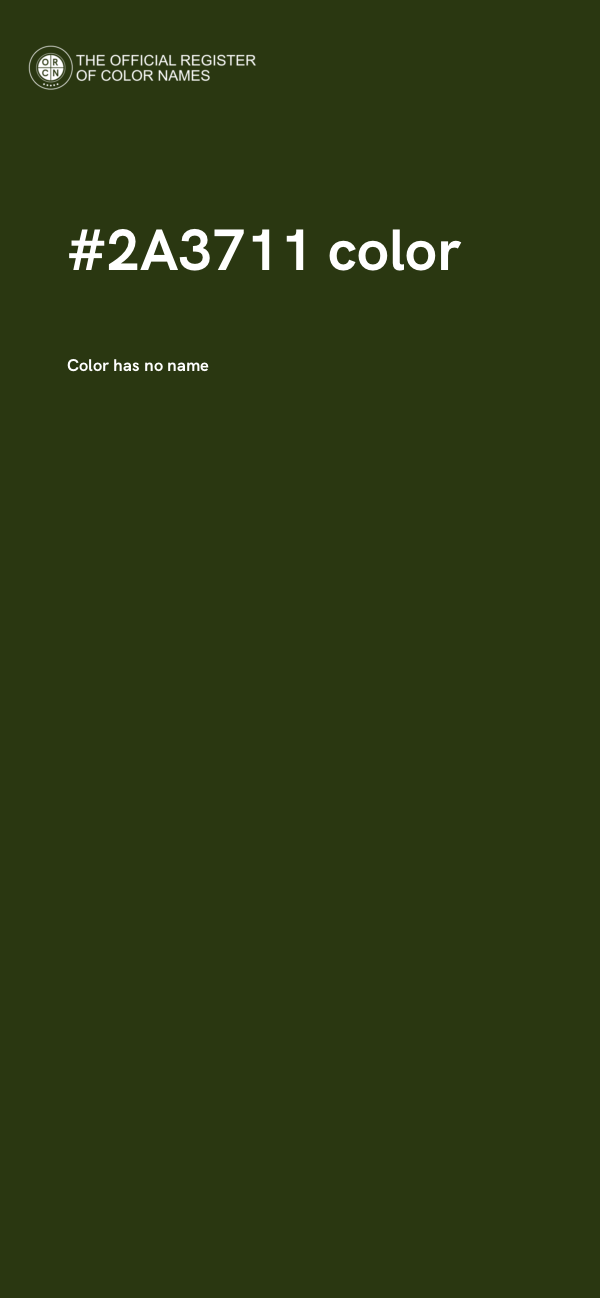 #2A3711 color image