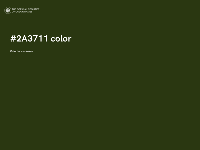 #2A3711 color image