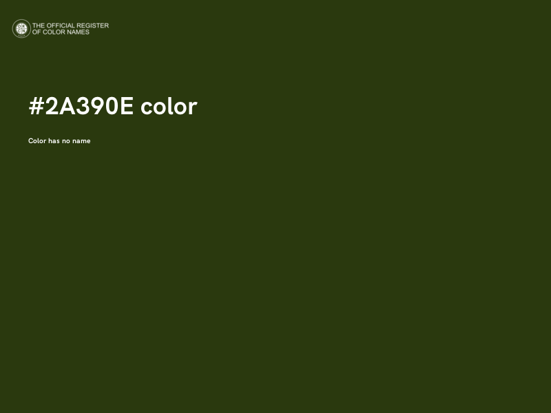 #2A390E color image